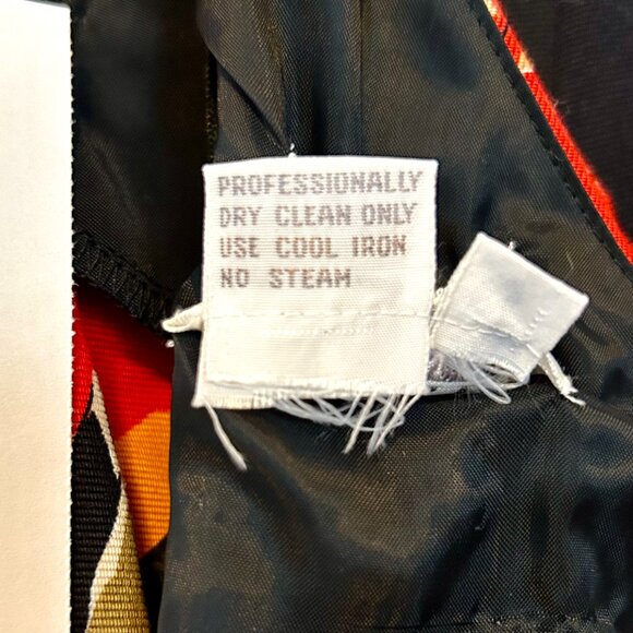 Vintage Leslie Faye 80’s Open-Back Floral Bow Cocktail Dress - Picture 10 of 10